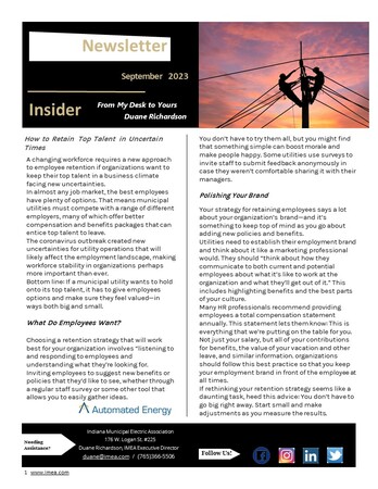 September Insider: How to Retain Top Talent in Uncertain Times