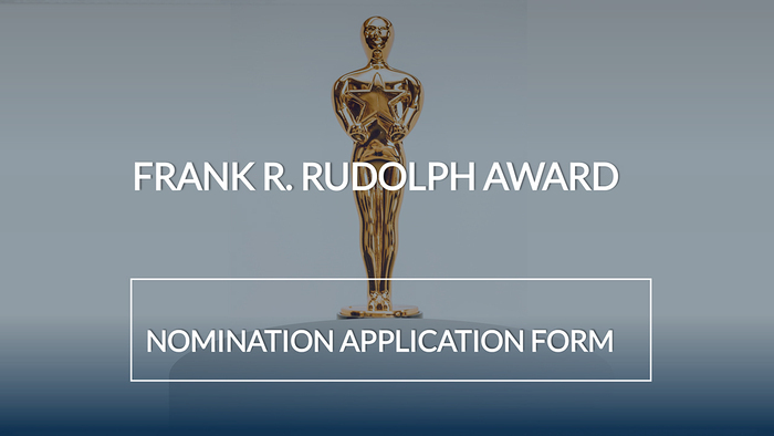 Frank R. Rudolph Award Banner